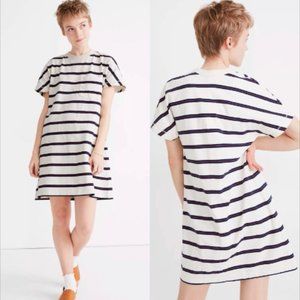 Madewell Striped Pocket Tee Dress